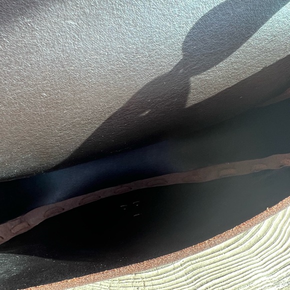 ꧁ Vintage Brown Harley Davidson Handstitched Leather Crossbody Bag ꧂ - Picture 7 of 7